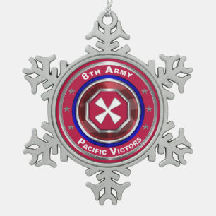 Ornement Flocon De Neige 8e armée Customisée Keepsar