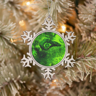Ornement Flocon De Neige à la recherche de vert