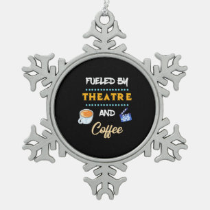 Ornement Flocon De Neige Acteur Alimenté Par Café De Théâtre