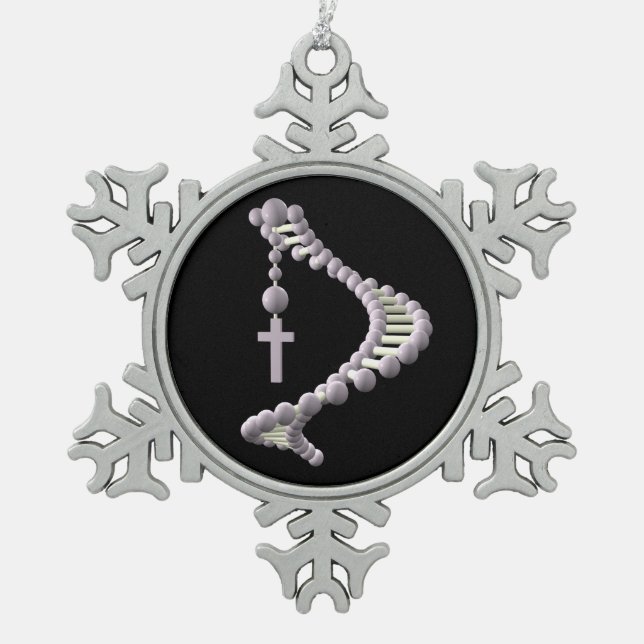 Ornement Flocon De Neige ADN : évolution dirigée (Devant)