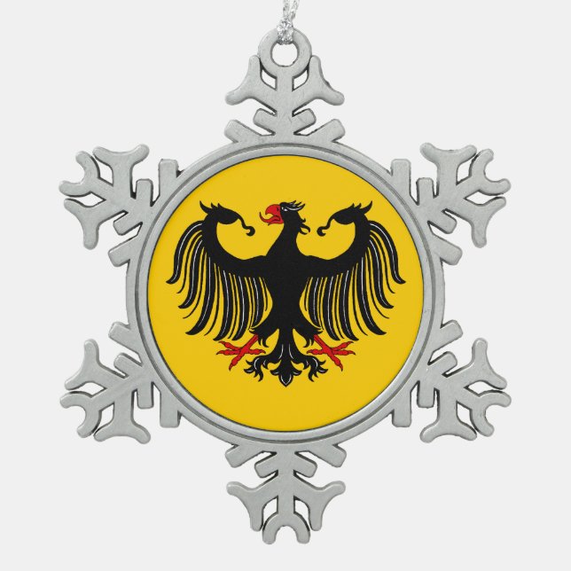 Ornement Flocon De Neige Aigle allemand (Devant)