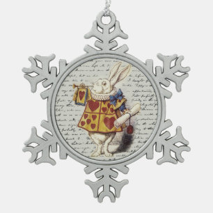 Ornement Flocon De Neige Alice au pays des merveilles
