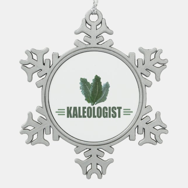 Ornement Flocon De Neige Amusant Kale Lover (Devant)