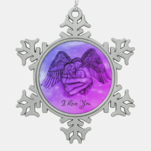 Ornement Flocon De Neige Angel Eros in Love