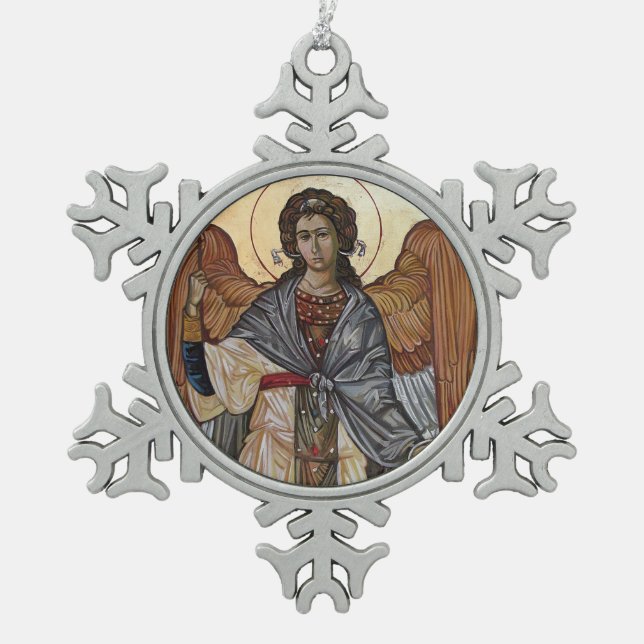 Ornement Flocon De Neige Angel Gabriel (Devant)