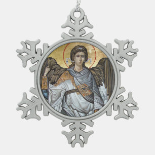 Ornement Flocon De Neige Angel Michael