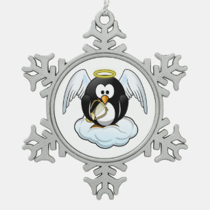 ORNEMENT FLOCON DE NEIGE ANGEL PENGUIN