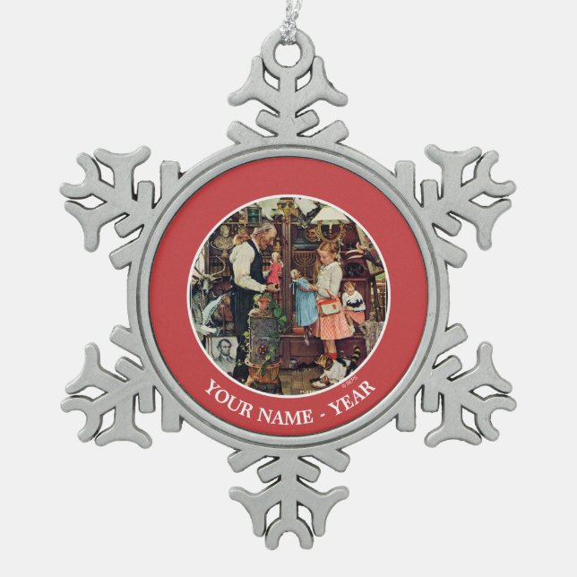 Ornement Flocon De Neige April Fool, 1948 (Devant)