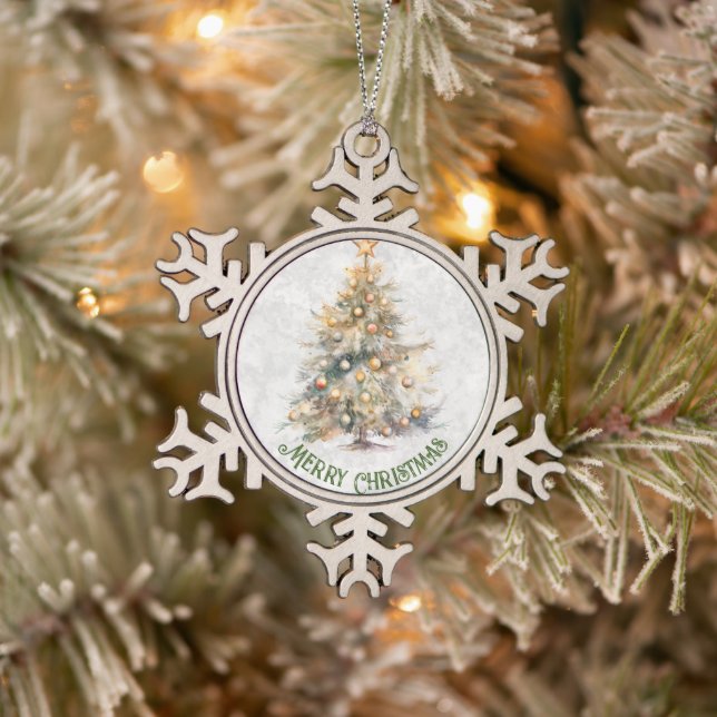 Ornement Flocon De Neige Arbre de Noël Waterton (Arbre)