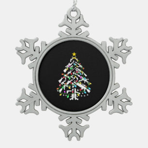Ornement Flocon De Neige Armes de Noël Ornement