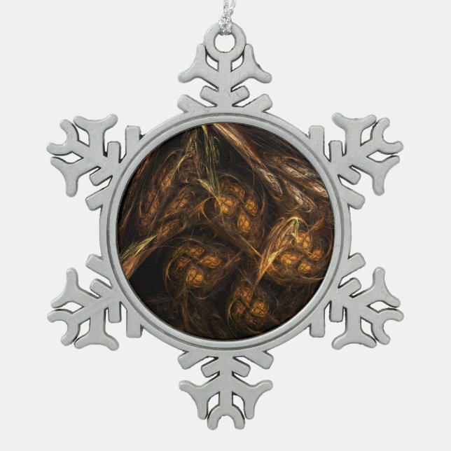 Ornement Flocon De Neige Art de Mother Earth (Devant)