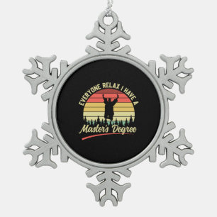 Ornement Flocon De Neige Art   J'Ai Un Master