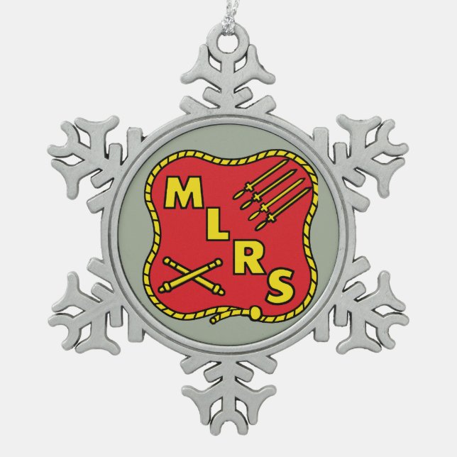Ornement Flocon De Neige Artillerie de campagne de système de (Devant)