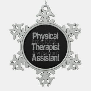 Ornement Flocon De Neige Assistant de physiothérapie Extraordinaire