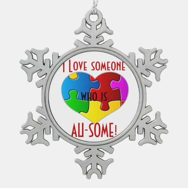 Ornement Flocon De Neige Au-quelque Noël ! (Devant)