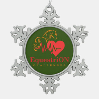 Ornement flocon de neige avec logo principal