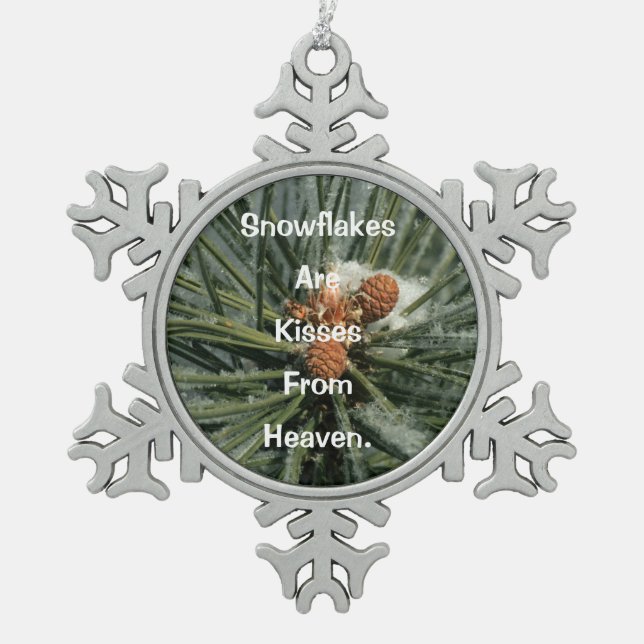Ornement Flocon De Neige Baisers du ciel (Devant)