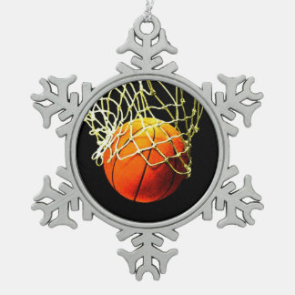 Ornement Flocon De Neige Basket-ball I Love