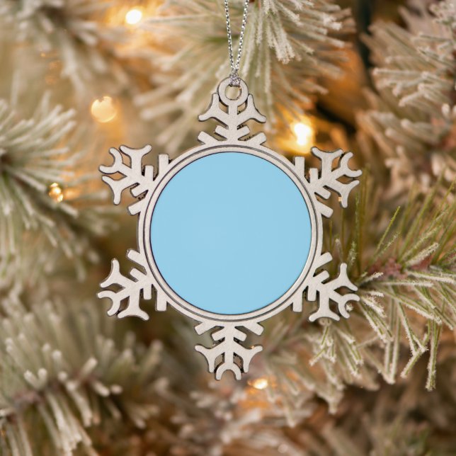 Ornement Flocon De Neige Bébé Bleu (Arbre)