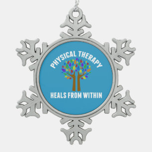 Ornement Flocon De Neige Belle citation inspirée de physiothérapie