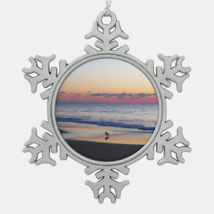 Ornement Flocon De Neige Bethany Beach Sunrise I