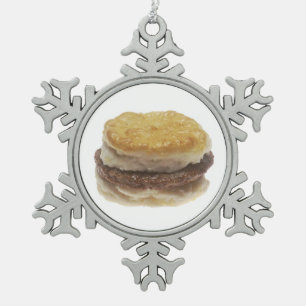Ornement Flocon De Neige Biscuit de saucisse