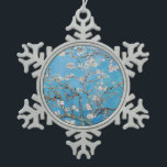 Ornement Flocon De Neige Bleu Vincent van Gogh Art Peinture<br><div class="desc">Vincent van Gogh (Néerlandais, 1853 - 1890) Almond Blossom, 1890, Huile sur toile Non encadré : 73, 3 cm x 92, 4 cm Vincent van Gogh peint cette vie morte de fleurs d'amandiers contre un ciel bleu pour son neveu nouveau-né qui a été nommé d'après lui. L'amandier est un symbole...</div>