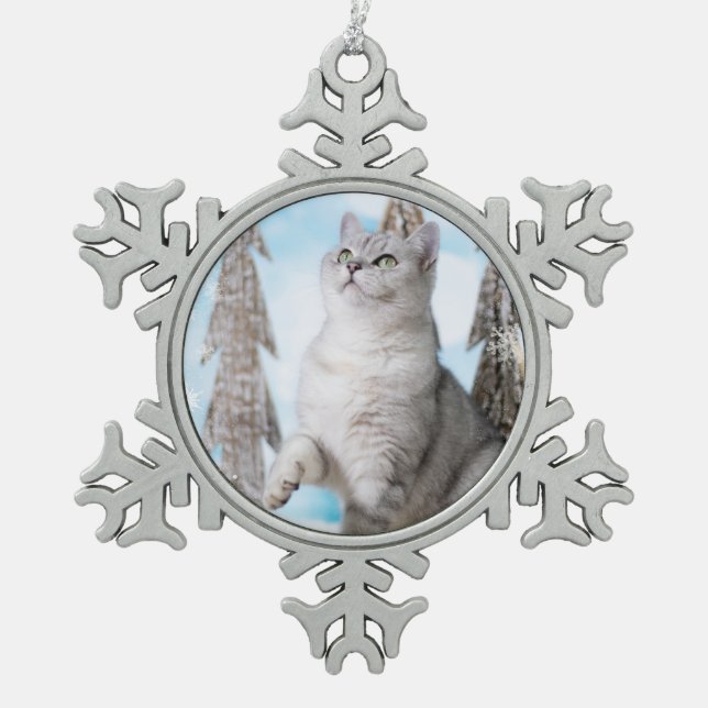 Ornement Flocon De Neige Blue XMAS 2018 (Devant)