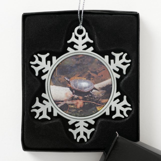 Ornement Flocon De Neige Bonne tortue (Boîte)