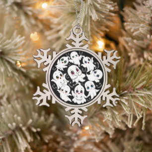 Ornement Flocon De Neige Boucles