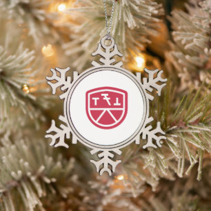 Ornement Flocon De Neige Bouclier Phi Sigma Kappa