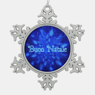 Ornement Flocon De Neige Buon Natale - Snowburst
