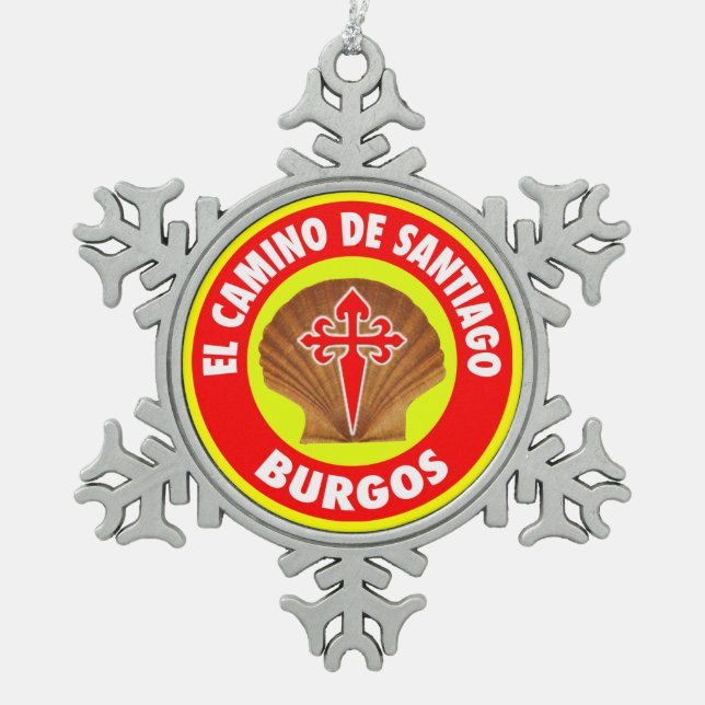 Ornement Flocon De Neige Burgos (Devant)