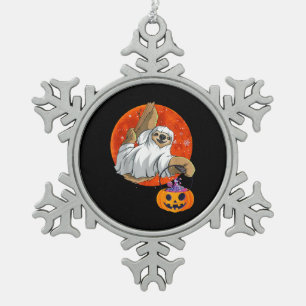 Ornement Flocon De Neige Cadeau Spider Boo Halloween avec Citrouille