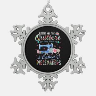 Ornement Flocon De Neige Cadeaux de courtepointe  Quilting For They Doit Ê