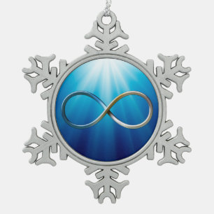 Ornement Flocon De Neige Cadeaux frais du symbole   d'infini