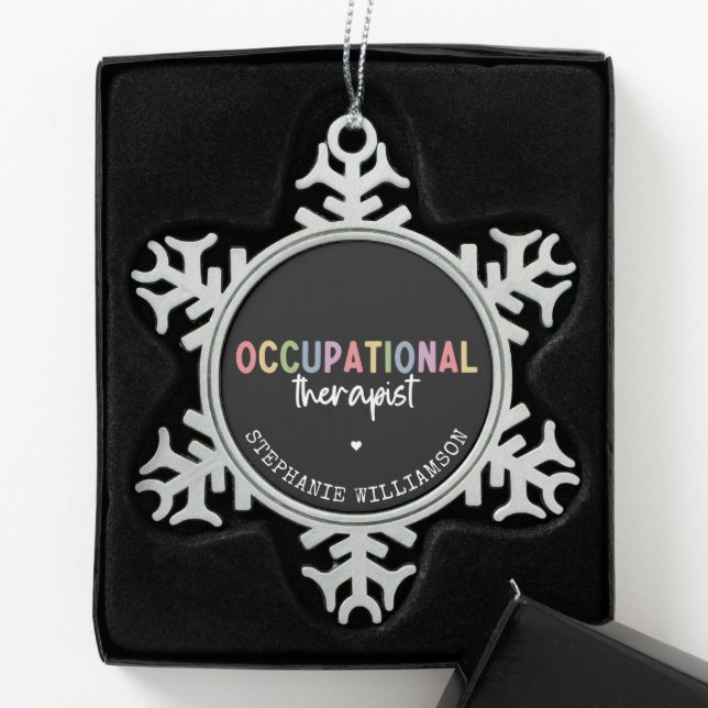 Ornement Flocon De Neige Cadeaux OT (Boîte)