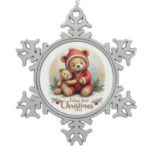 Câlin & Joie – Premier Ornement de Noël de Bébé