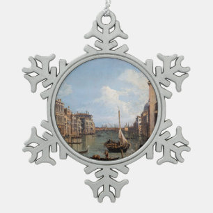 Ornement Flocon De Neige Canaletto Vue sur le Grand Canal