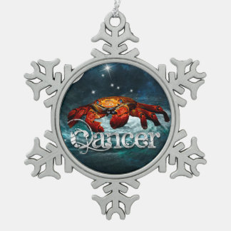 Ornement Flocon De Neige cancer