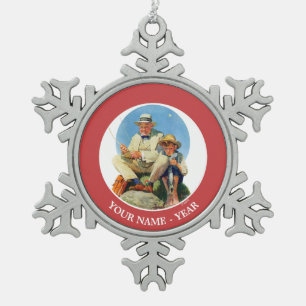 Ornement Flocon De Neige Capture le grand