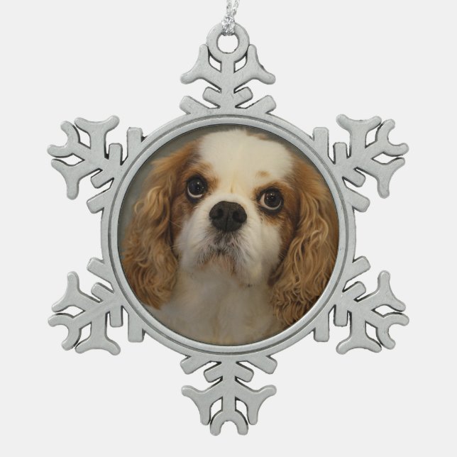 Ornement Flocon De Neige Cavalier King Charles Snowflake Orament (Devant)