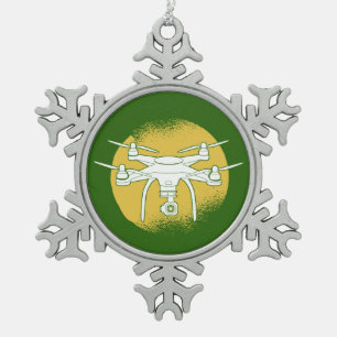 Ornement Flocon De Neige Cercle de gravité du quadricoptère multirotor du p