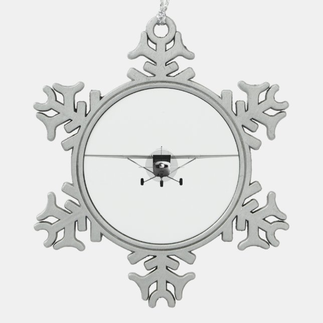 Ornement Flocon De Neige Cessna 152 (Devant)