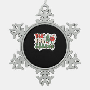 Ornement Flocon De Neige Cette Saison Retro Funny Sloth