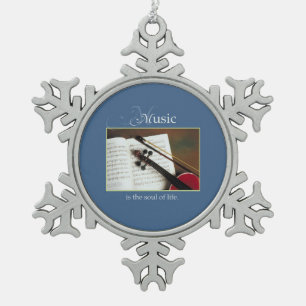 Ornement Flocon De Neige Chaînes de musique, L'âme de la vie, Traditionnel