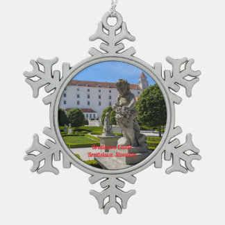 Ornement Flocon De Neige Château de Bratislava, Bratislava, Slovaquie Ornem