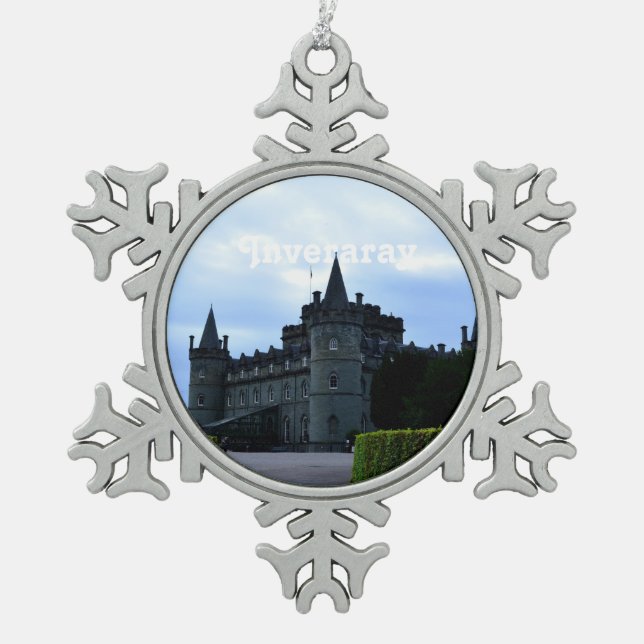 Ornement Flocon De Neige Château d'Inveraray dans Argyll (Devant)