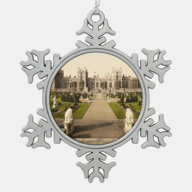 Ornement Flocon De Neige Château I, Berkshire, Angleterre de Windsor (Devant)