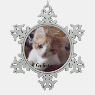 Ornement Flocon De Neige Chats